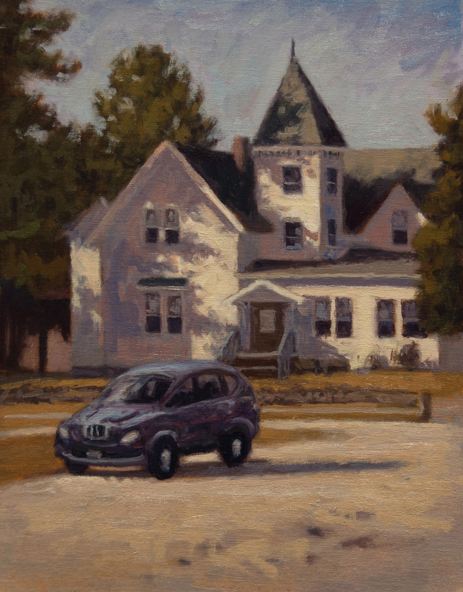 "Frederick Place" oil, 14"x11", 2018