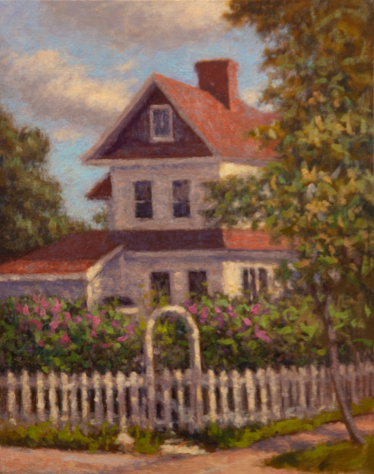 House and Picket Fence